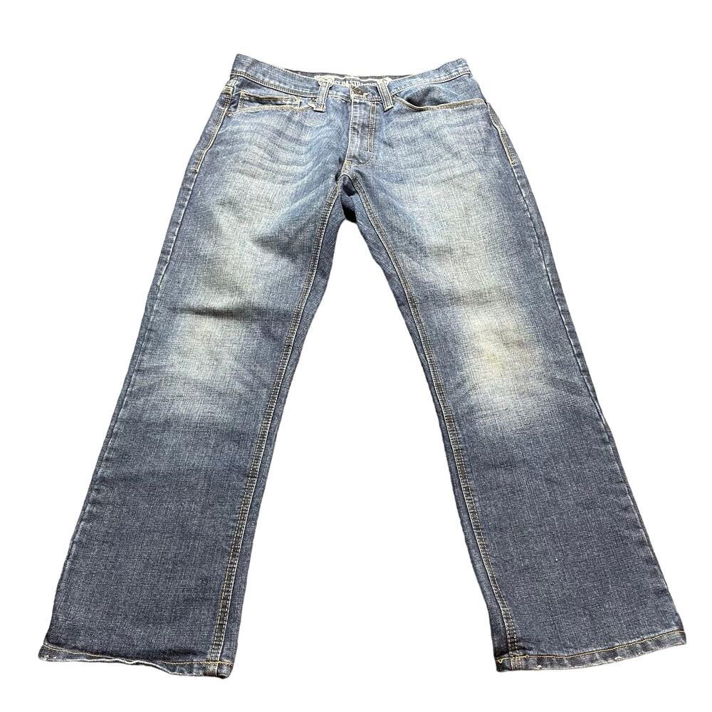 Op Jeans 1972 Slim Straight Men's Size 32x30 Well Worn Broke in ** Flaws Read **